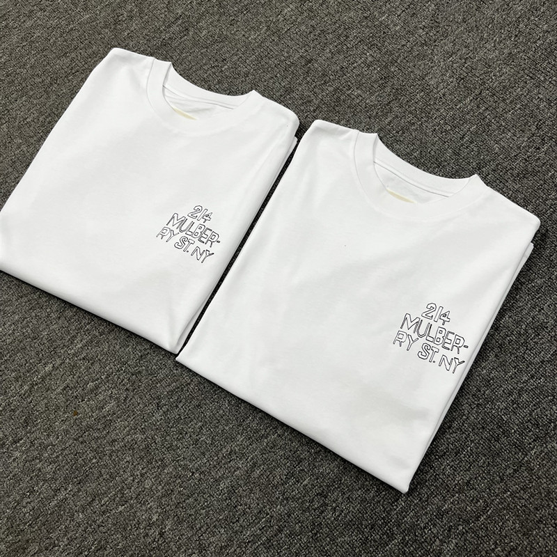 Alternative view of Cross-border Aime Leon Dore Mulberry American vintage artist graffiti letter versatile short-sleeved T-shirt