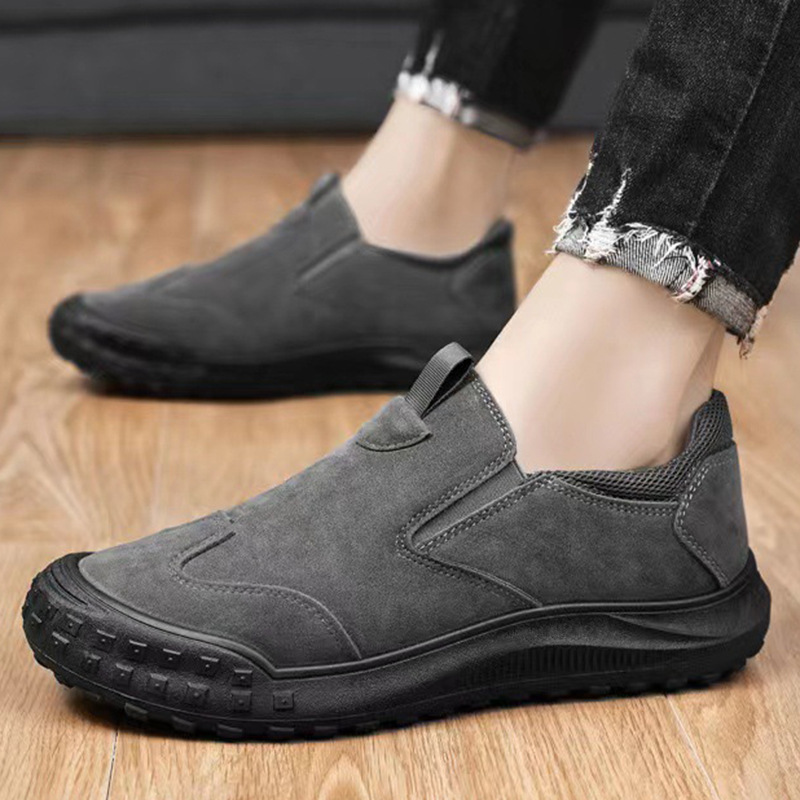 Alternative view of Men s labor protection shoes 2026 new style slip-on suitable for spring and autumn perfect for driving working on construction sites anti-slip and wear-resistant